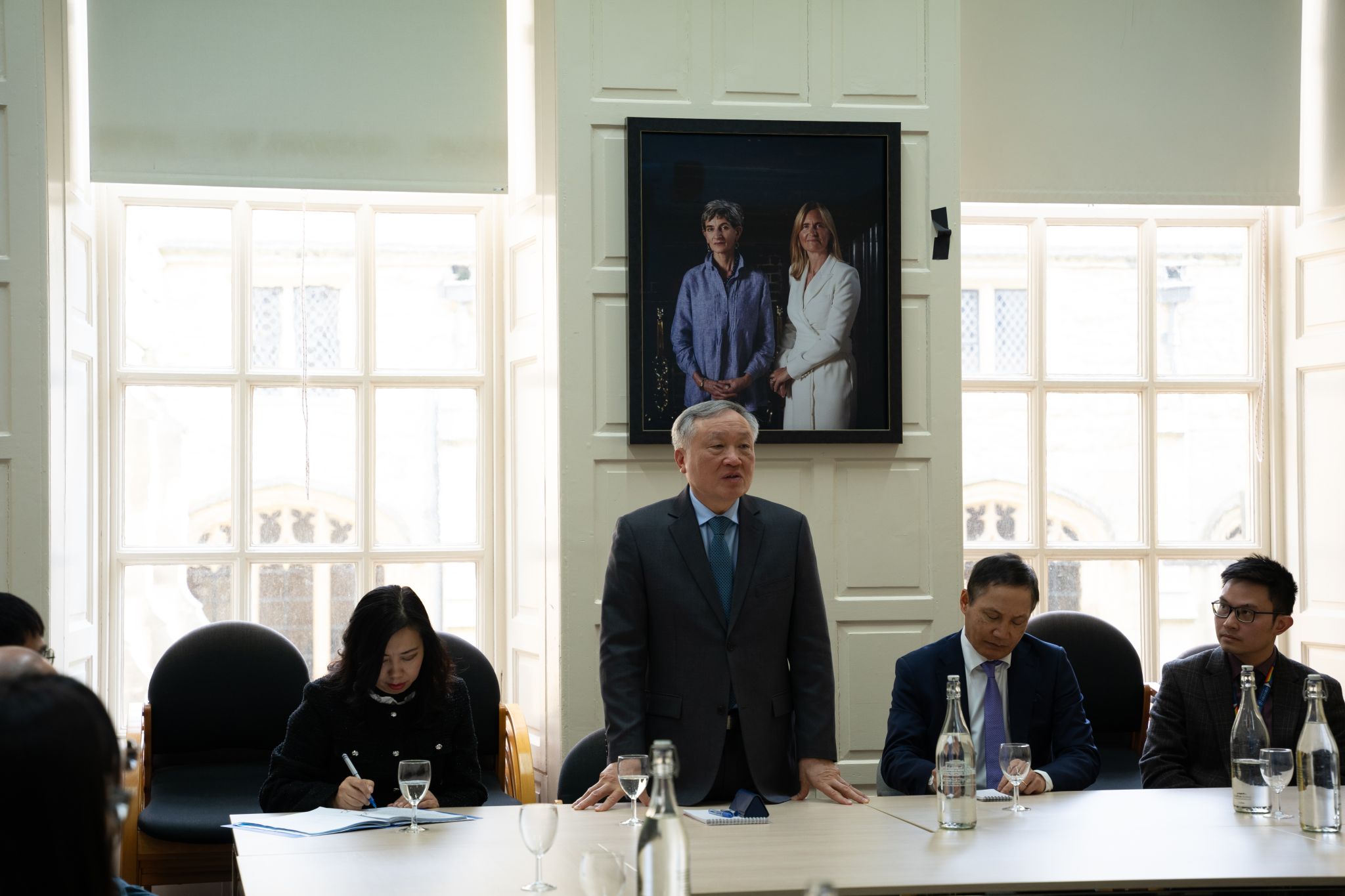 Welcoming the Deputy Prime Minister of Vietnam to Christ Church College